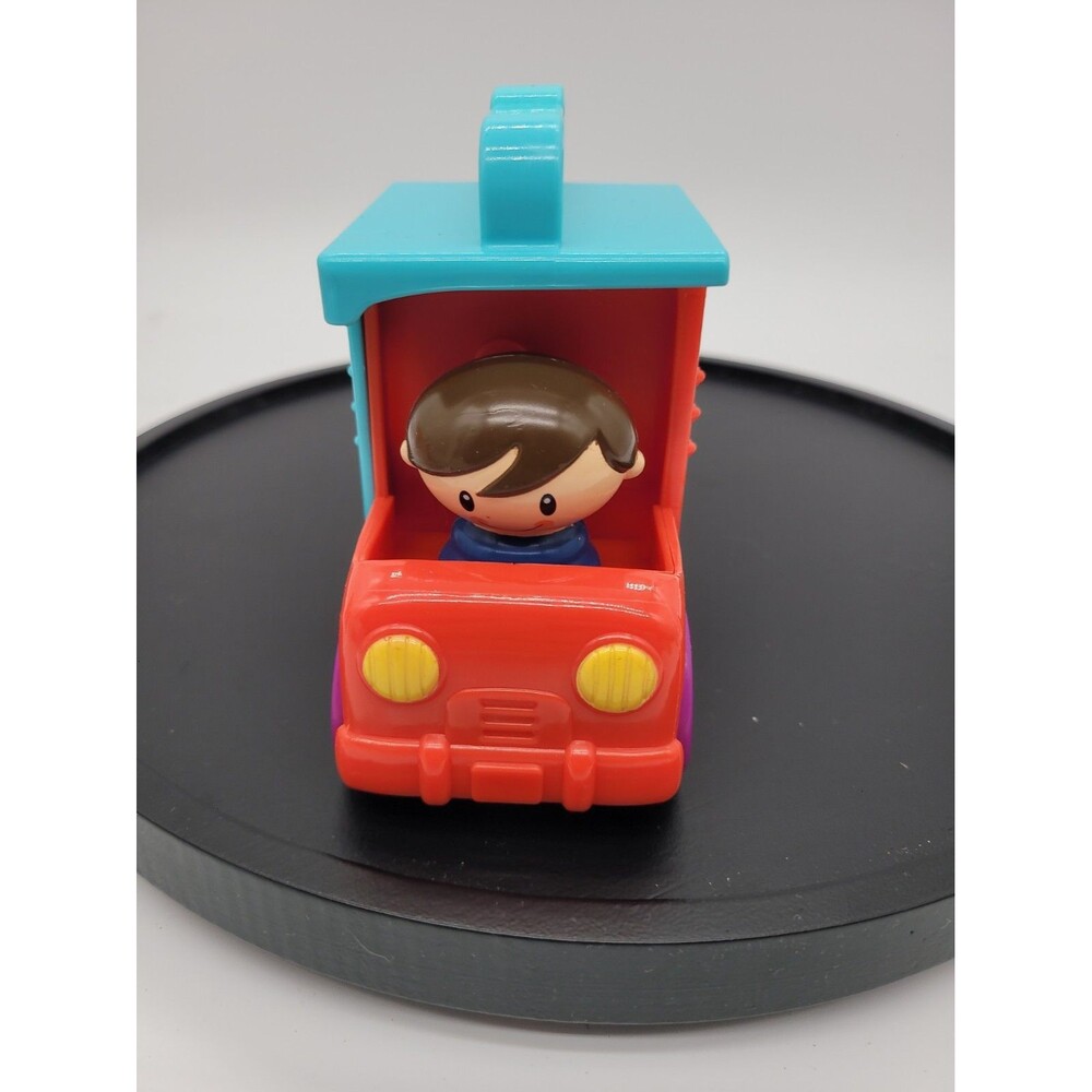 Playskool Fold 'n Roll Food Truck Van Blue Red With Boy Driver Hasbro 2015